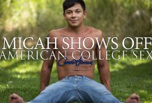 American College Sex: Micah Shows Off